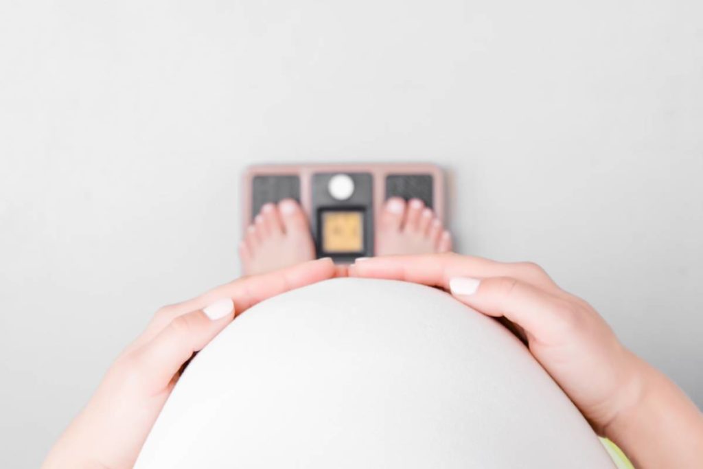 Why Is It Hard to Lose Baby Weight? Stock Photo