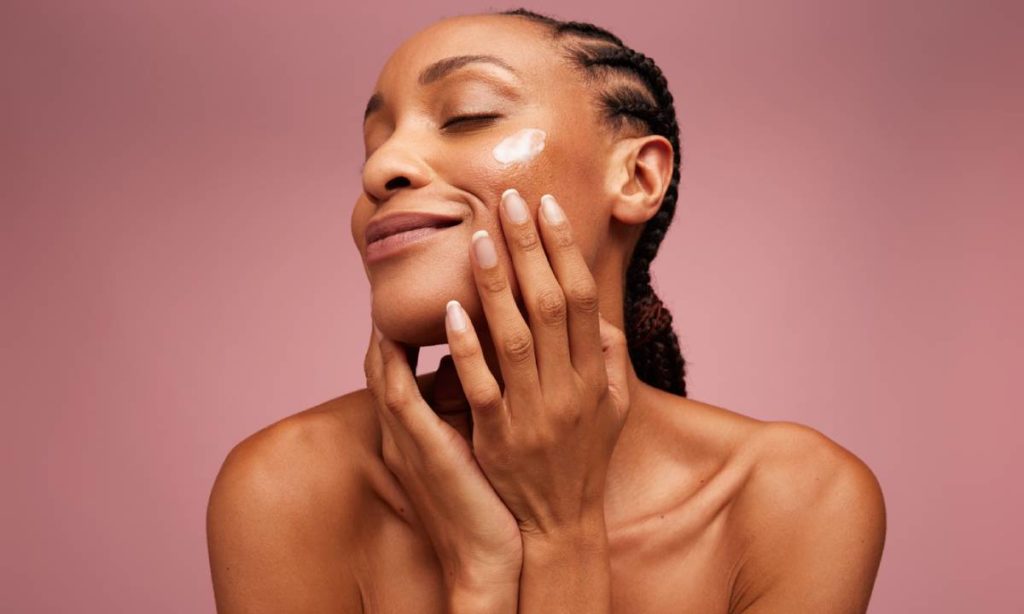 How Skin Care Fights Aging Stock Photo